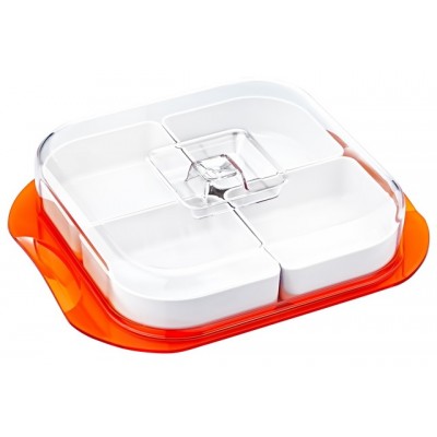 Akrilik 6 Bölmeli Kahvaltılık